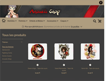 Tablet Screenshot of anoukis-shop.fr